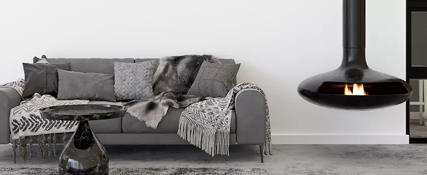 Circular Hanging Fireplace Installation Services in Savoy Landing, TX